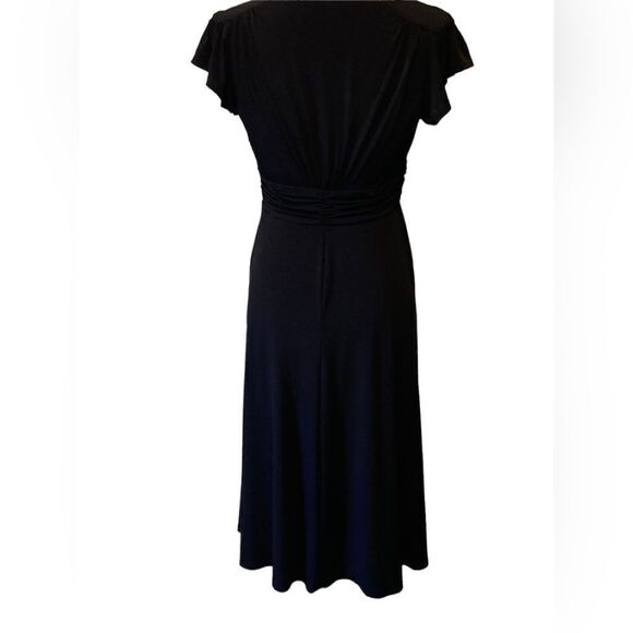 Jones Wear Black Midi Dress Size 8 NWOT - Picture 3 of 8